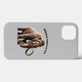 シベリア毛織マンモスURMのDNA再生 Case-Mate iPhoneケース (裏面 (横))