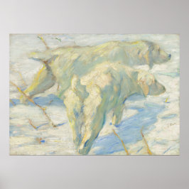 シベリア犬 – フランツ・マルク，ドイツファインアートポスター ポスター