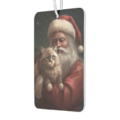 シベリア猫とサンタクロースフェスティバルクリスマス カーエアーフレッシュナー (左)