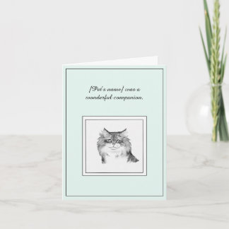 シベリア猫の共感書 カード