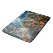 シベリア猫ハロウィン不気味 バスマット (アングル)