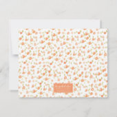 シベリア猫パーソナライズされた文房具 ノートカード (裏面)