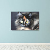 シベリア猫 キャンバスプリント (インサイチュ (ウッドフロア))