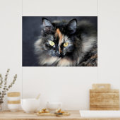 シベリア猫 ポスター (キッチン)