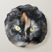 シベリア猫 ラウンドクッション (裏面)