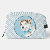 シベリア絵を描ハスキー犬アート ドップキット (裏面)