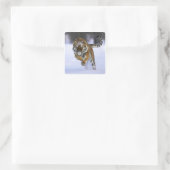 シベリア虎シール スクエアシール (バッグ)