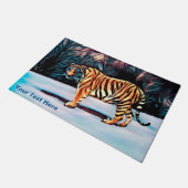 シベリア虎 ドアマット (アングル)