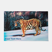 シベリア虎 ドアマット (正面)