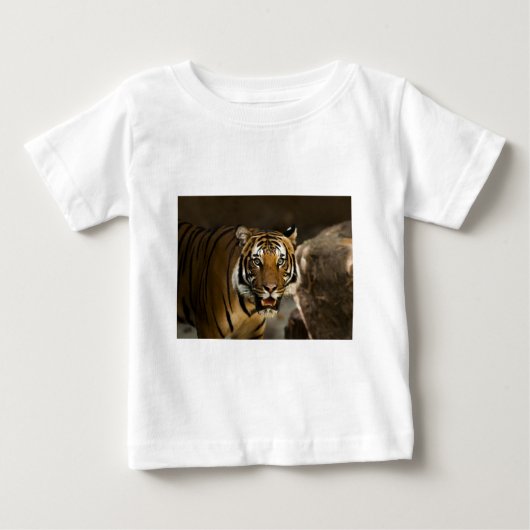 シベリア虎 ベビーTシャツ (正面)