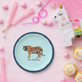 シベリア虎 ペーパープレート (パーティー)