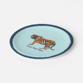 シベリア虎 ペーパープレート (アングル)