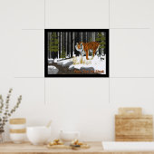 シベリア虎 ポスター (キッチン)