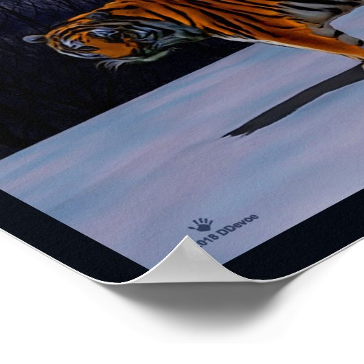 シベリア虎 ポスター (角)