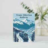 シベリア鉄道レトロ旅行 ポストカード (スタンド正面)