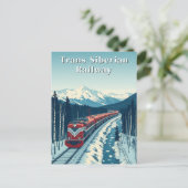 シベリア鉄道ヴィンテージ旅行 ポストカード (スタンド正面)