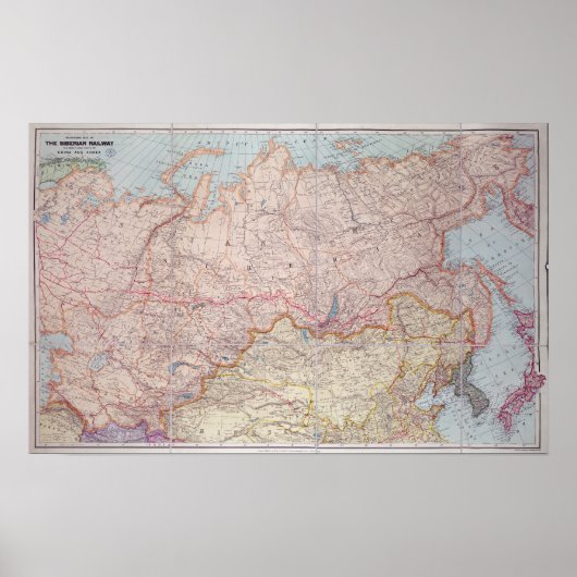 シベリア鉄道 ポスター (正面)