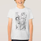 シベリア飛んでいるリス色 トライブレンドＴシャツ (正面)