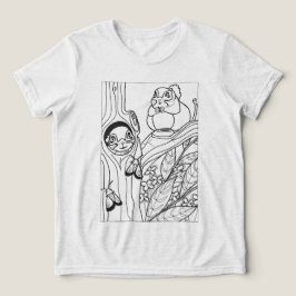 シベリア飛んでいるリス色 トライブレンドＴシャツ