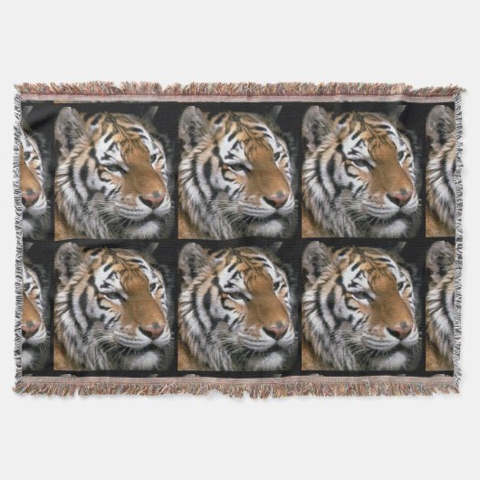 シベリア・タイガー愛好家 スローブランケット (正面)