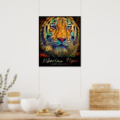 シベリア・タイガー[アートポスター] ポスター (キッチン)