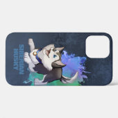 シベリア・ハスキーの愛犬 Case-Mate iPhoneケース (裏面 (横))