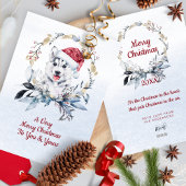 シベリア・ハスキー冬の家族の名前カップルの写真 シーズンカード