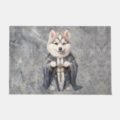 シベリア・ハスキー神父 ドアマット (正面)