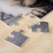 シベリア・ハスキー・カナダ湖 ジグソーパズル (側面)