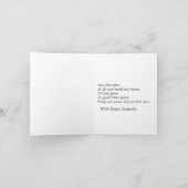 シベリア・ハスキー カード (内部)