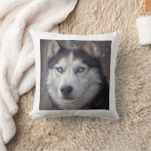 シベリア・ハスキー クッション (ブランケット)