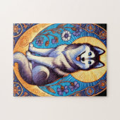 シベリア・ハスキー ジグソーパズル (横)