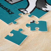 シベリア・ハスキー ジグソーパズル (側面)