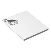 シベリア・ハスキー ノートパッド (アングル)