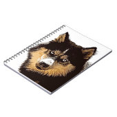 シベリア・ハスキー ノートブック (左側)