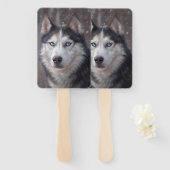 シベリア・ハスキー ハンドファン (正面&裏面)