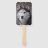 シベリア・ハスキー ハンドファン (裏面)