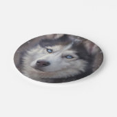シベリア・ハスキー ペーパープレート (アングル)