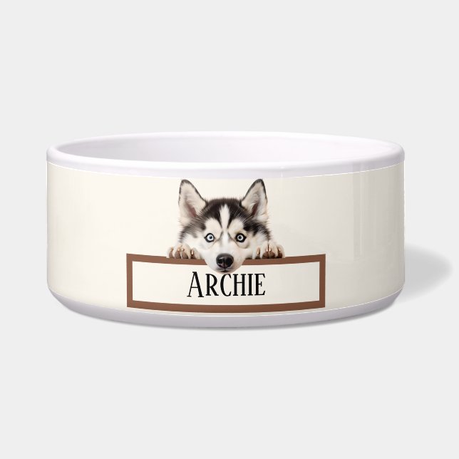 シベリア・ハスキー ボウル (正面)