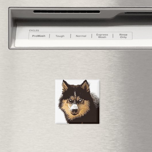 シベリア・ハスキー マグネット (インサイチュ (食洗機))