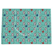 シベリア・ハスキー ラージペーパーバッグ (正面)