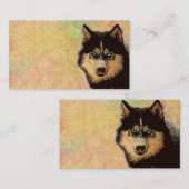 シベリア・ハスキー 名刺 (正面/裏面)