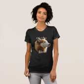 シベリア・ハスキー(赤)母2 Tシャツ (正面フル)