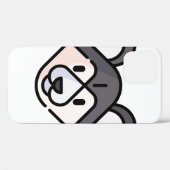 シベリア・ハスキー Case-Mate iPhoneケース (裏面 (横))