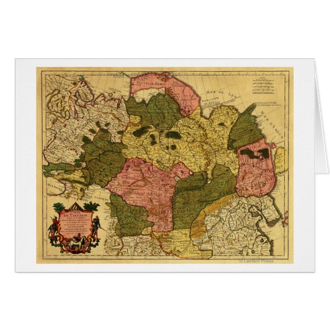 シベリア，ロシアのパノラマ地図シベリア，ロシア (正面横)