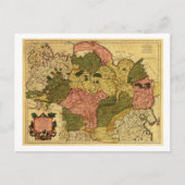 シベリア,ロシアのパノラマ地図シベリア,ロシア ポストカード (正面)