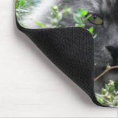 シベリア |猫のポートレート マウスパッド (コーナー)