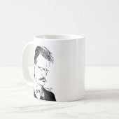 シベリウス: Sketch by Albert Engstorem (1904) コーヒーマグカップ (正面左)