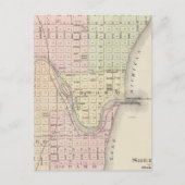 シボイガン市、シボイガンの郡庁所在地 ポストカード (正面)