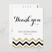 シボエレガントロ結婚ンさんポストカード金ゴールド ポストカード (正面/裏面)